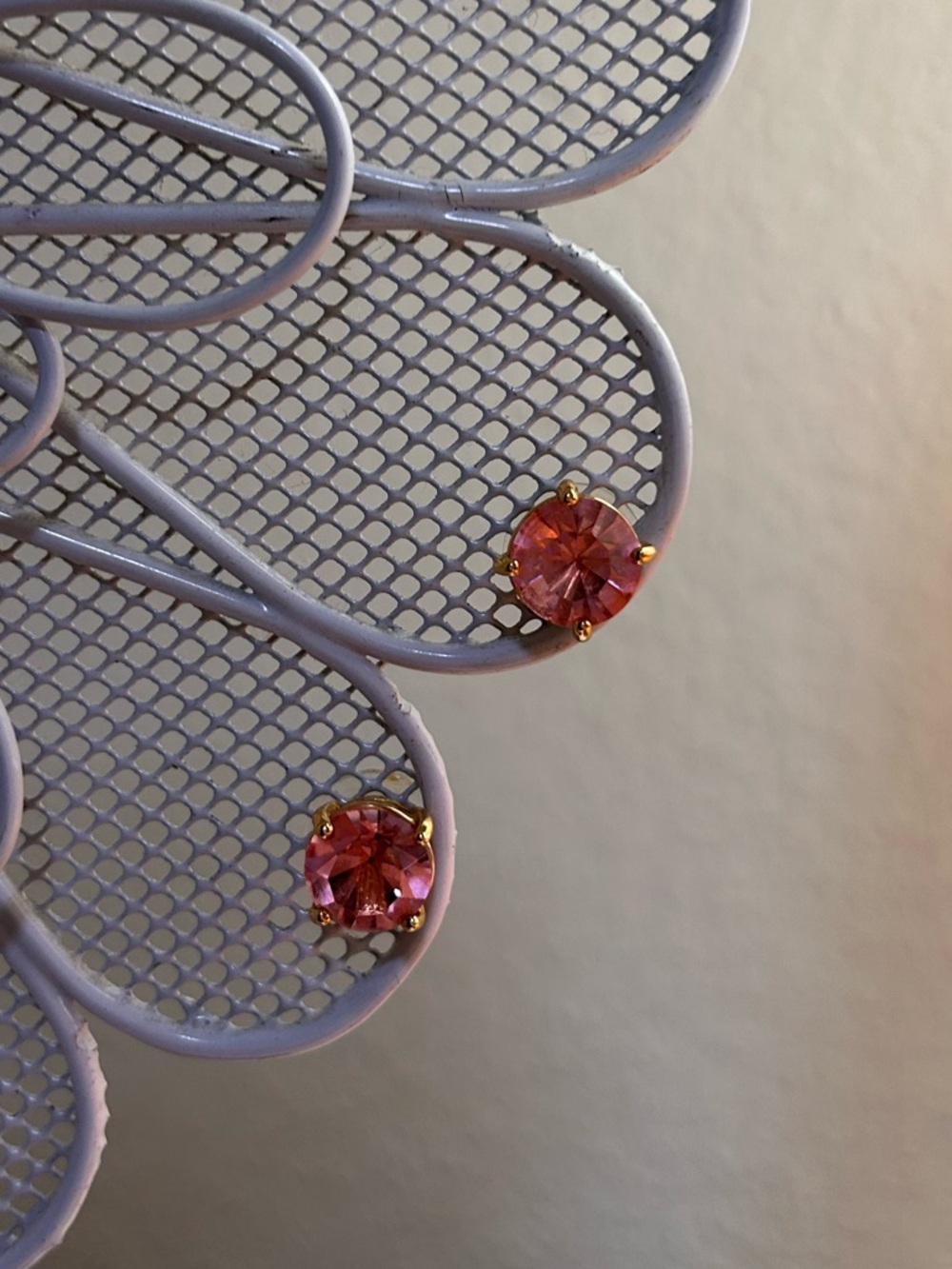 Kate Spade Pink Iridescent Earrings